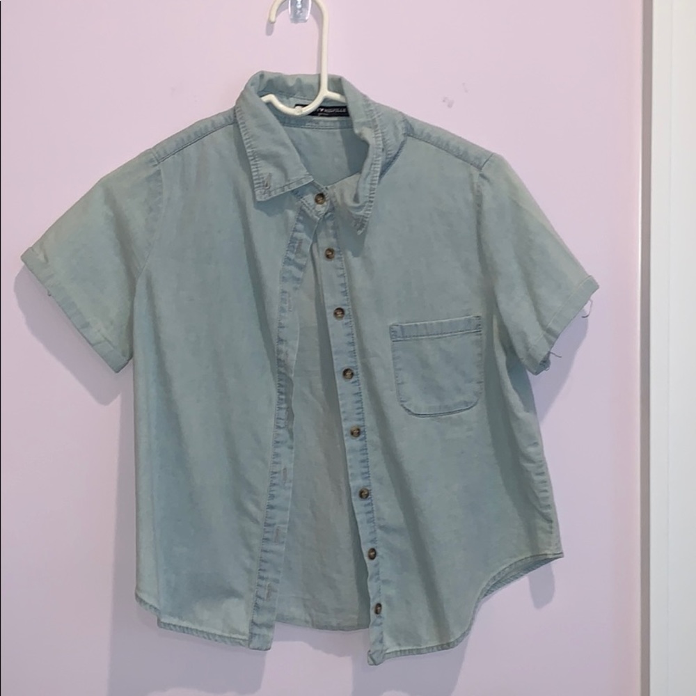 Brandy Melville Denim Button Down